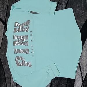 VS PINK 2014 Campus Shine Dog Logo Crew Pull-over Shirt